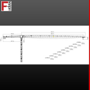 Fr&oum;hlich Kran AK 410.20 Turmdrehkran